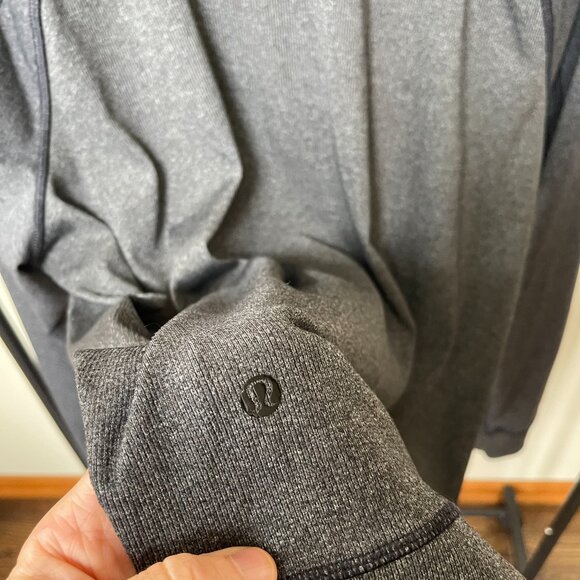 Lululemon Men's Shift Jacket, Heathered Black / Cornflower, Size L - Picture 12 of 16